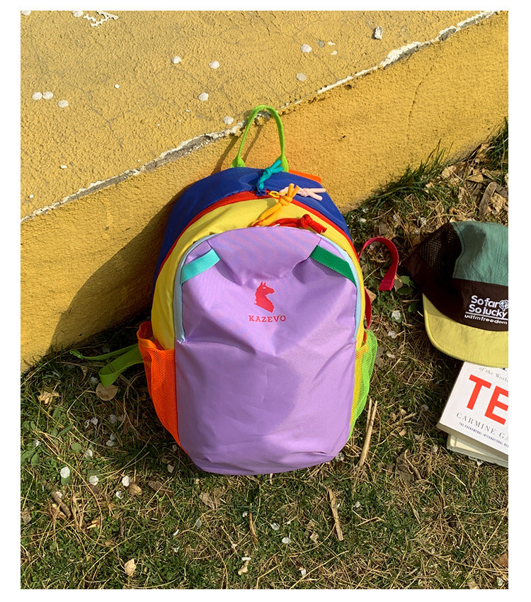 Colorful Adventure-Ready School Backpack Bowlift