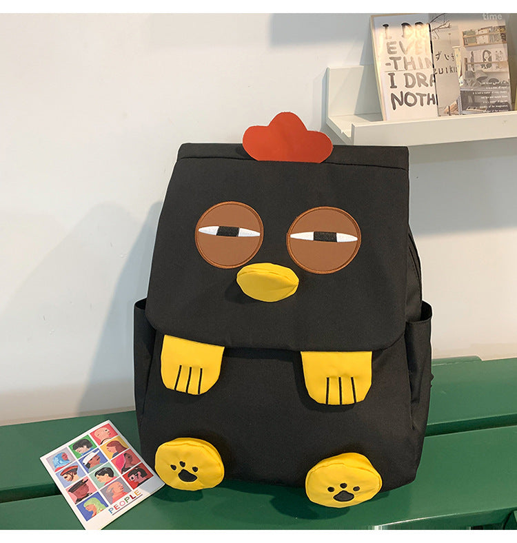 Cute Chicken-Themed Plush Backpack Bowlift