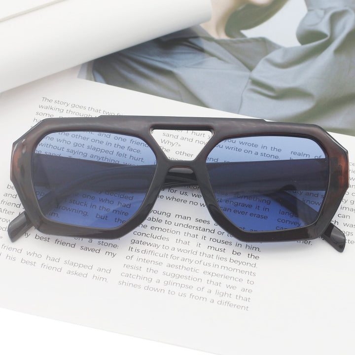 Women's fashionable hexagonal glasses Bowlift