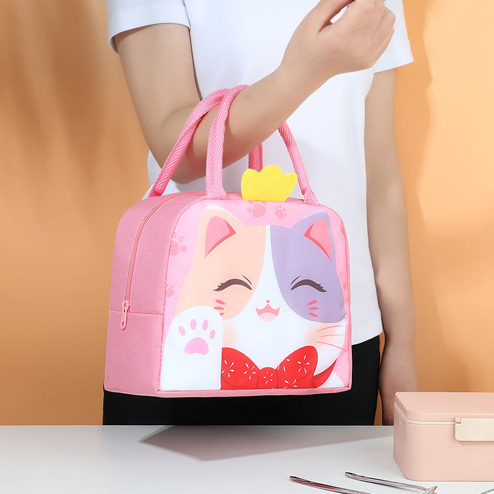Cute Rabbit-Themed Insulated Lunch Bag