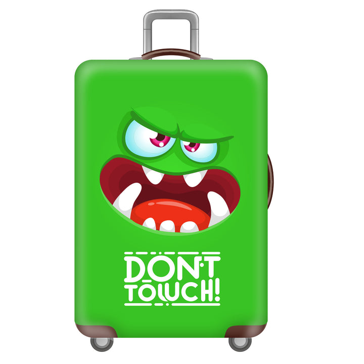 Unisex hard-shell suitcase with funny monster design Bowlift