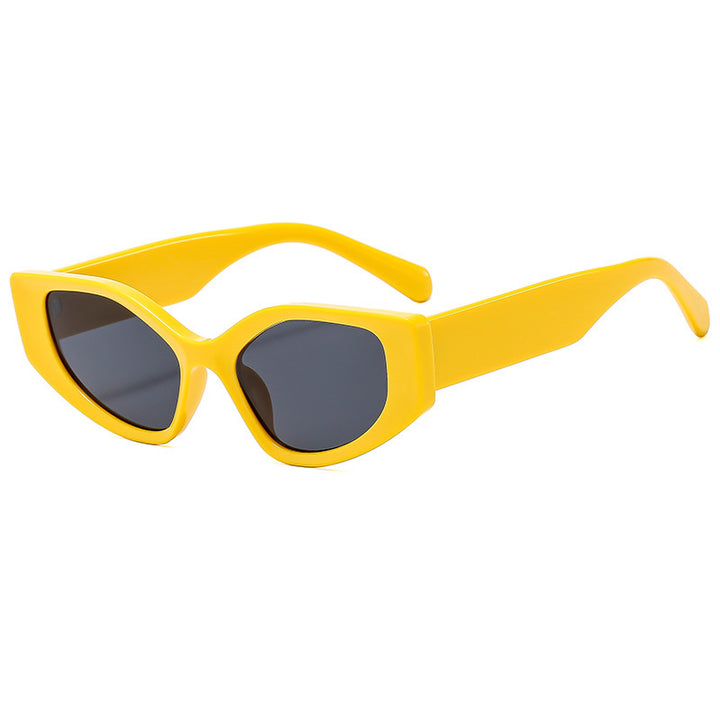 Women's Fashion Cat Eye Sunglasses with Wide Frame Bowlift