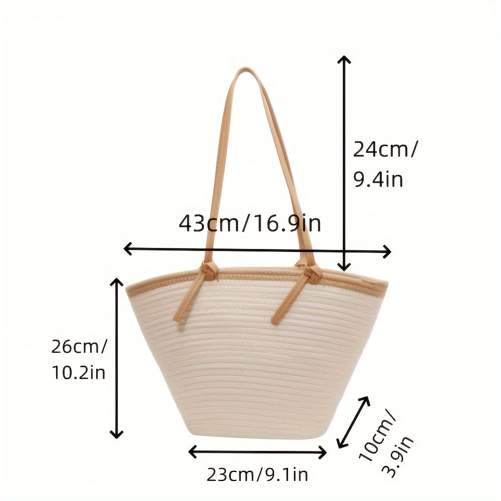 Beach bag with braided structure Bowlift