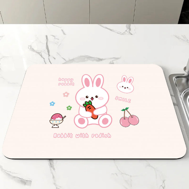 Cute Cartoon Food-Themed Kitchen Mat Bowlift