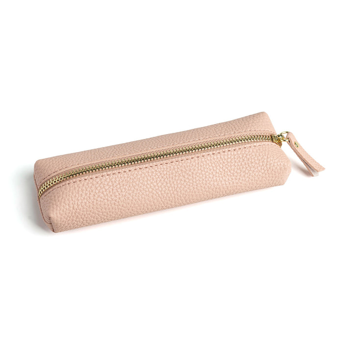 Leather Zippered Pencil Case Bowlift