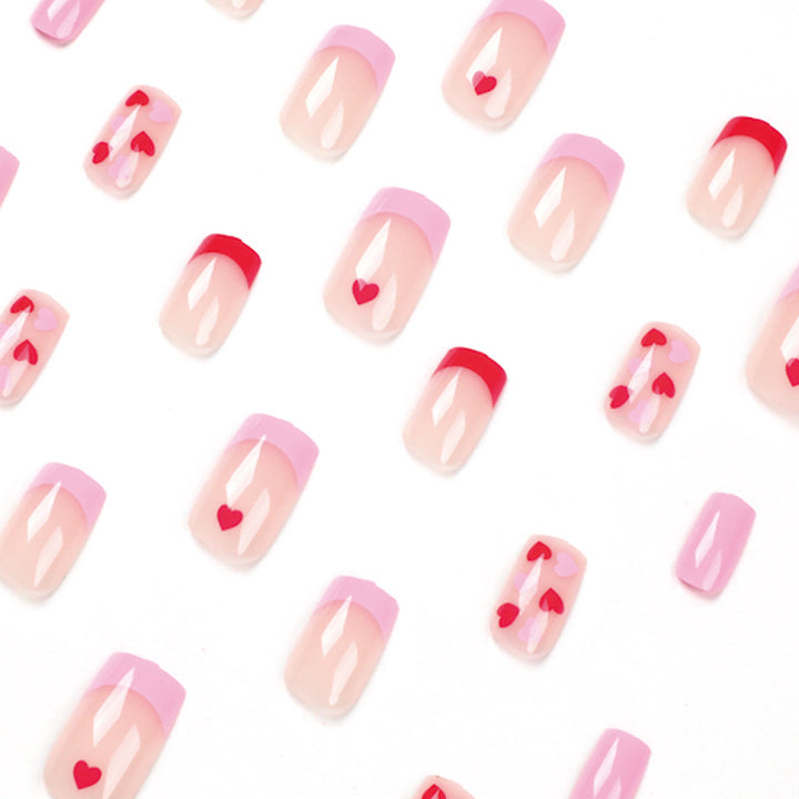 Artistic Nail Art with Heart Designs Bowlift