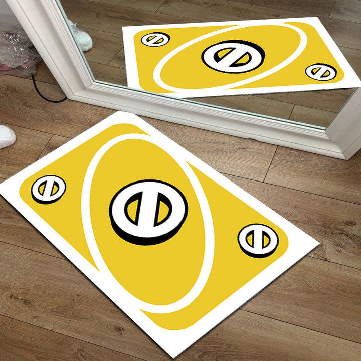 Fun and Whimsical Money-Themed Decorative Floor Mat