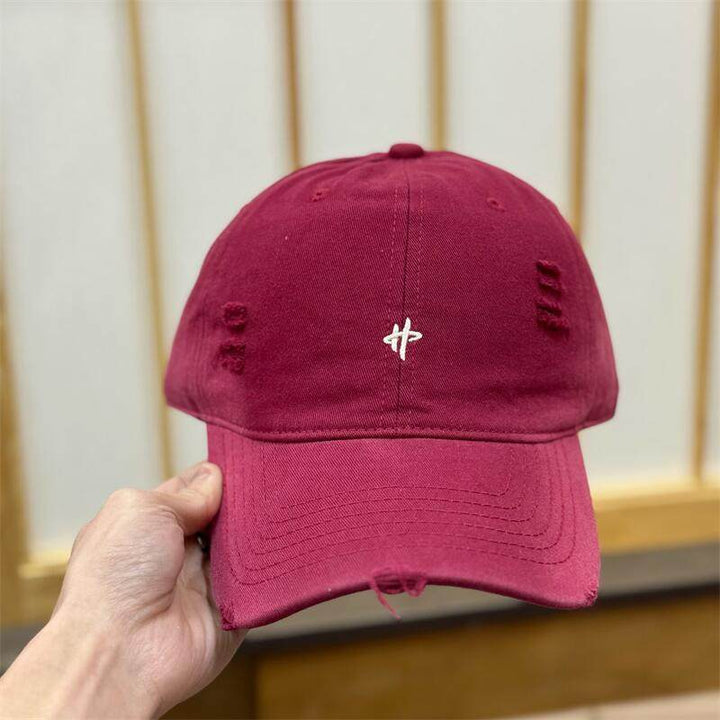 Women's Distressed Vintage Baseball Cap Bowlift