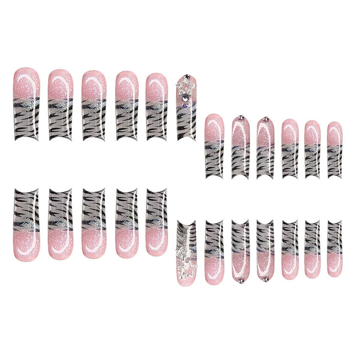 Decorative Press-On Nail Set Bowlift