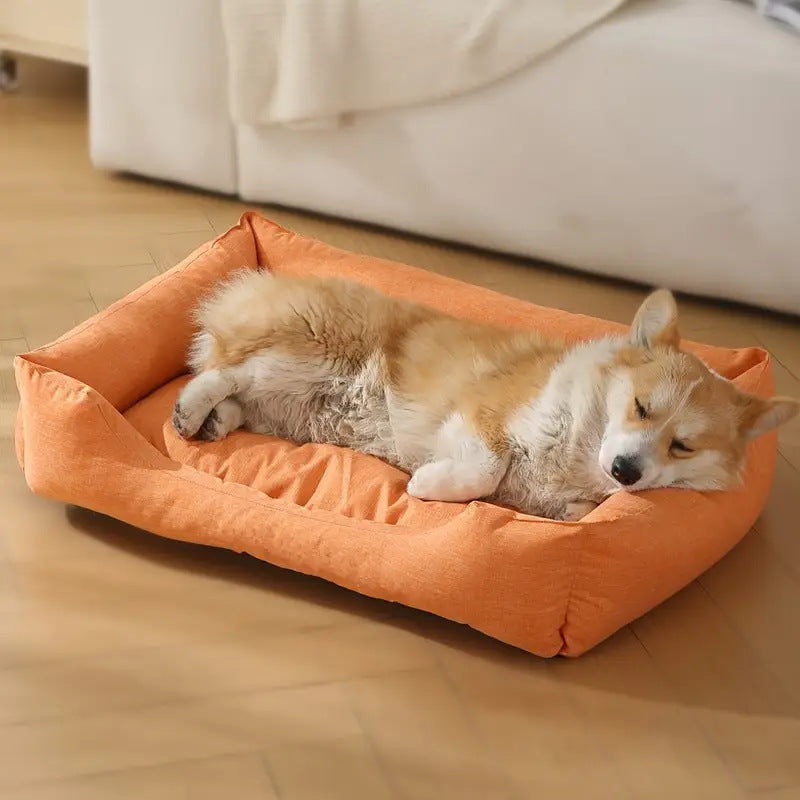 Supportive Orthopedic  Lounger  Dog Bed