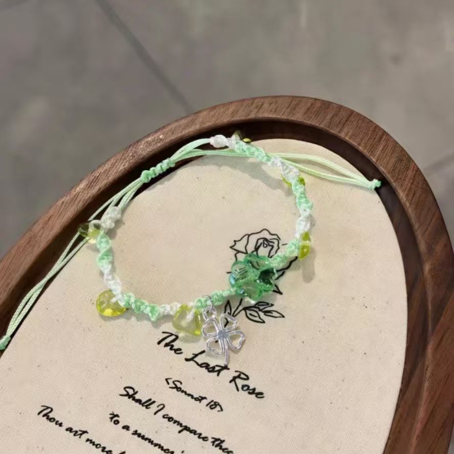 Handmade Floral Charm Bracelet Bowlift