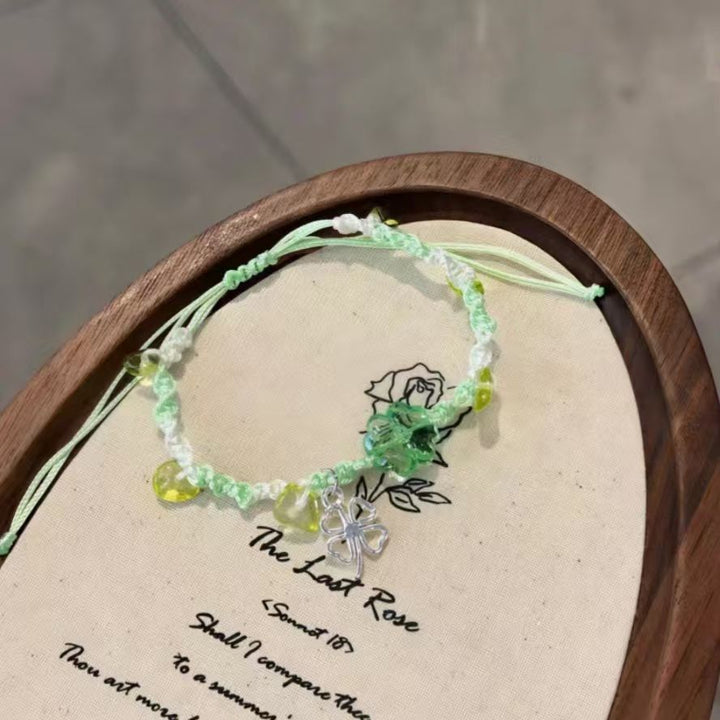 Handmade Floral Charm Bracelet Bowlift
