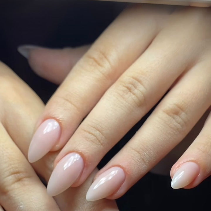 Glossy Stiletto Press-On Nail Extensions Bowlift