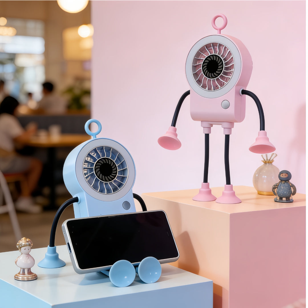 Unisex Creative Fan with integrated LED lighting Bowlift