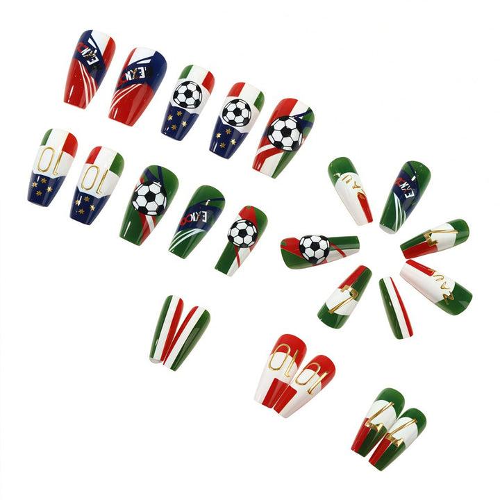 Sporty Nail Art Design Bowlift