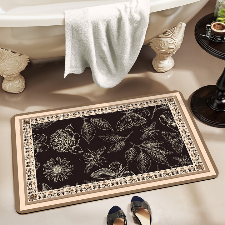 Decorative Motivational Bath Mat Bowlift
