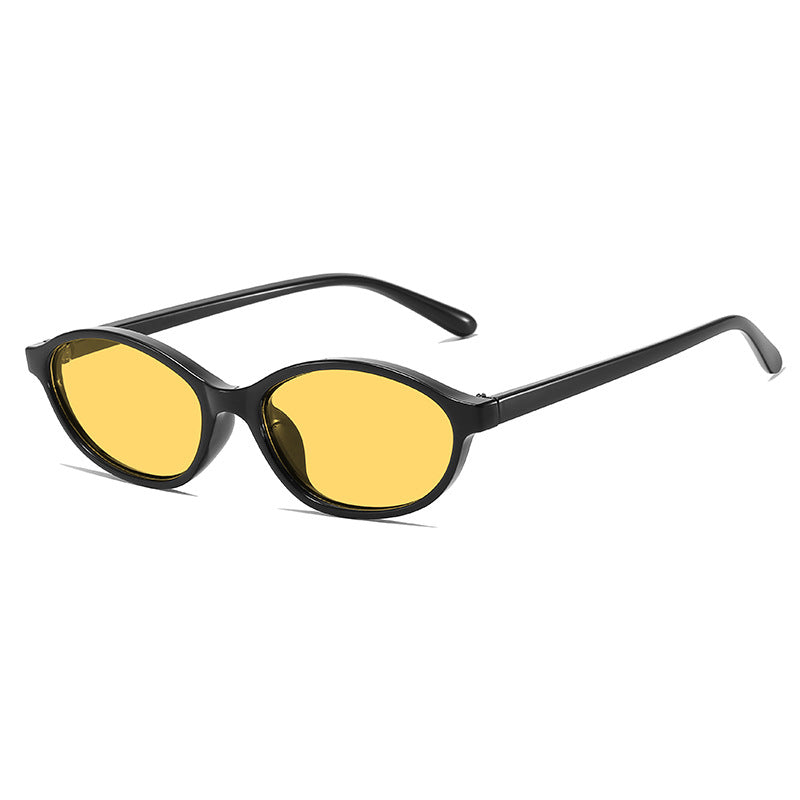 Elegant Vintage-Inspired Oval Sunglasses Bowlift