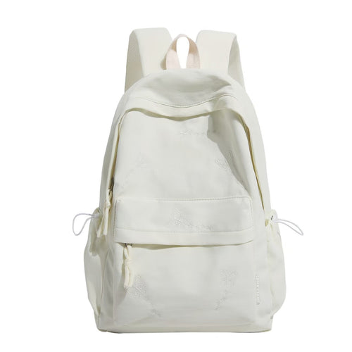 Embroidered Butterfly Pattern Backpack Bowlift