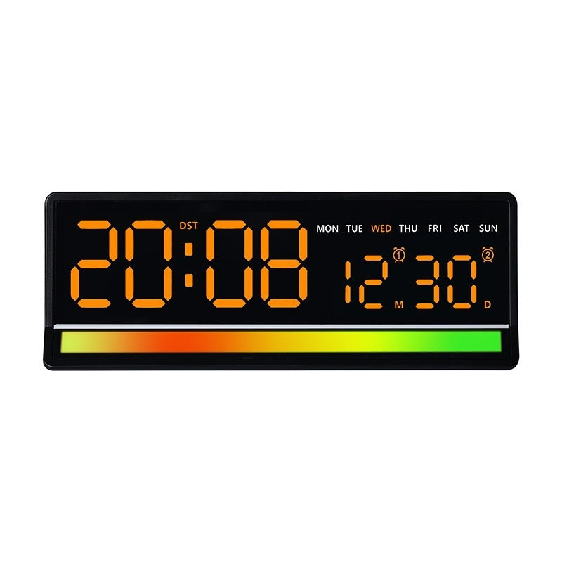 Digital alarm clock with clear LED display and date display Bowlift