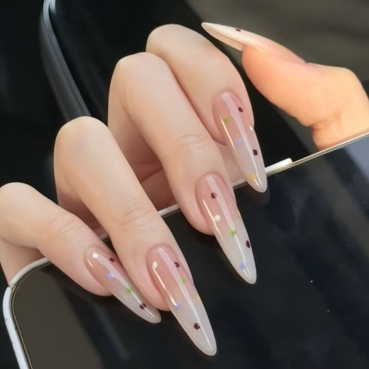 Artistic Stiletto Press-On Nail Set Bowlift