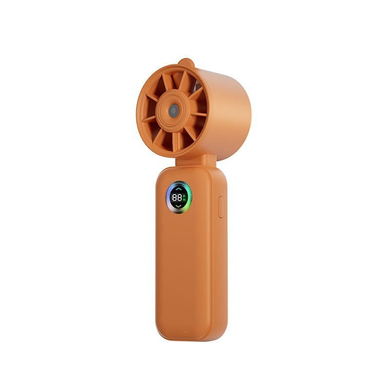 Portable Mini Fan with Temperature Display Bowlift