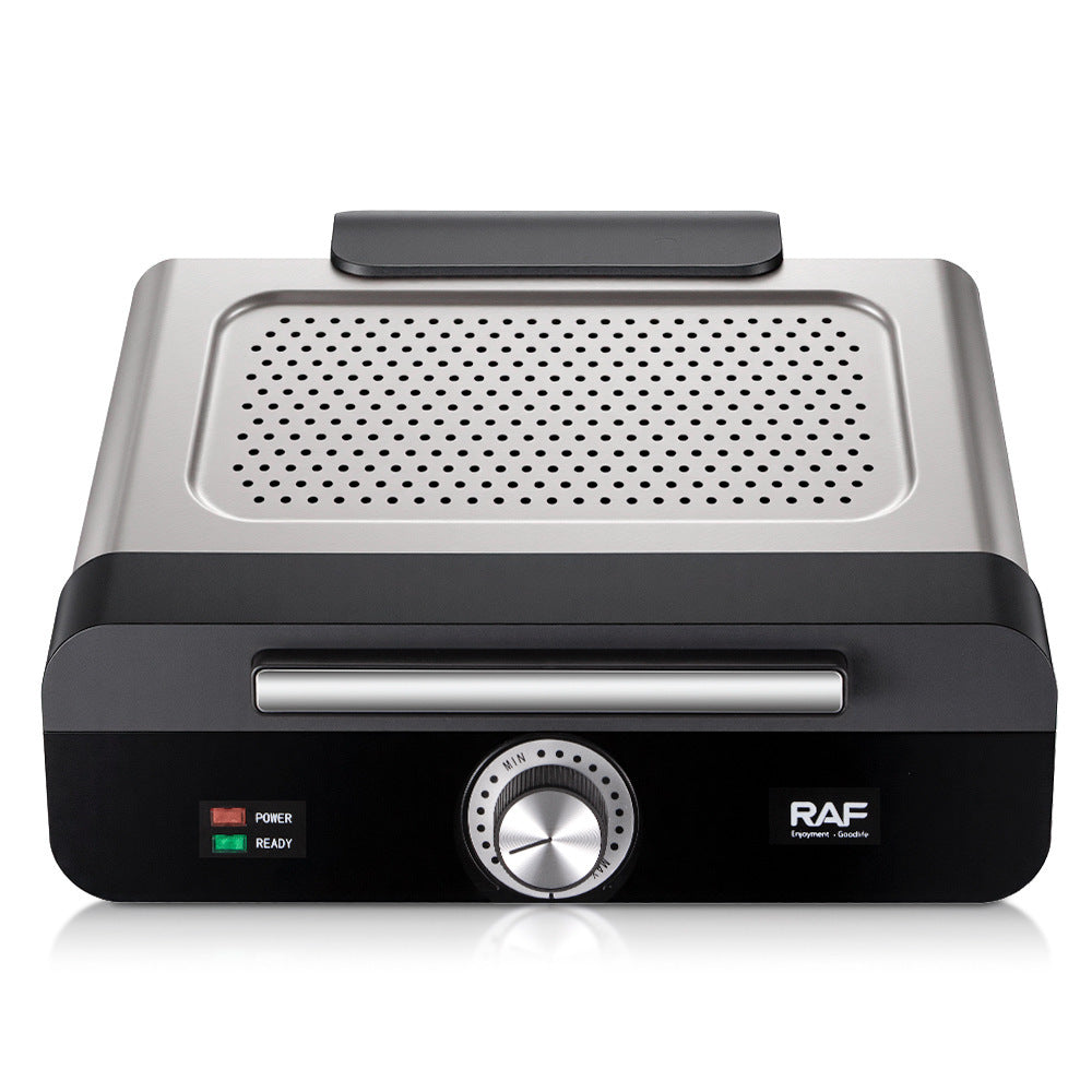 Electric Grill with Adjustable Temperature Control Bowlift