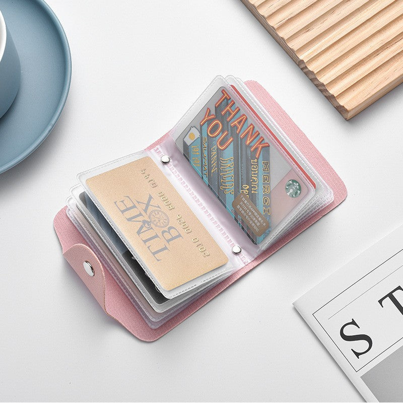 Compact Leather Cardholder Wallet Bowlift