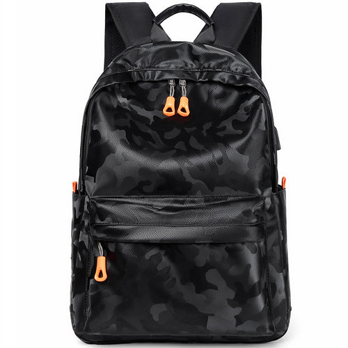 Durable Water-Resistant Camo Backpack Bowlift