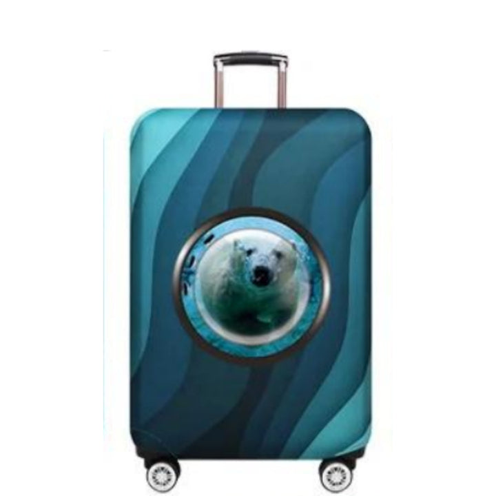 Women's Hard Shell Suitcase with Creative Animal Design Bowlift
