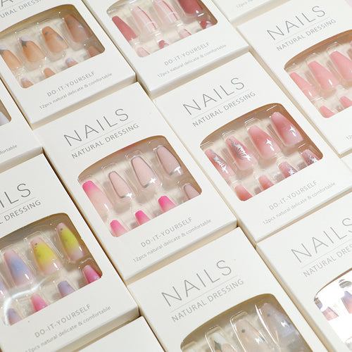 DIY Natural Dressing Press-On Nails Bowlift