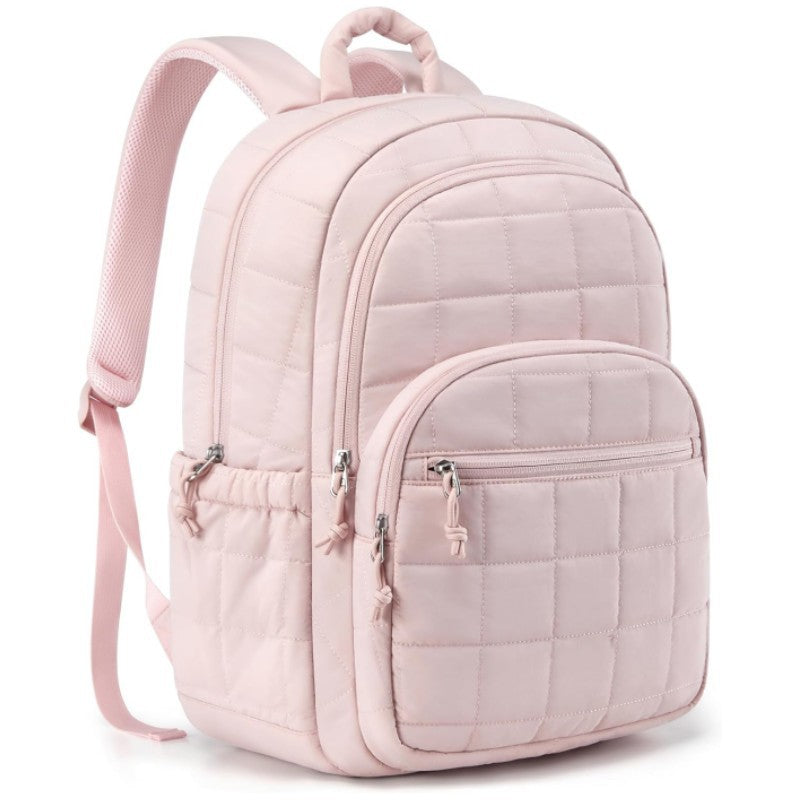 Quilted Multi-Compartment Backpack Bowlift