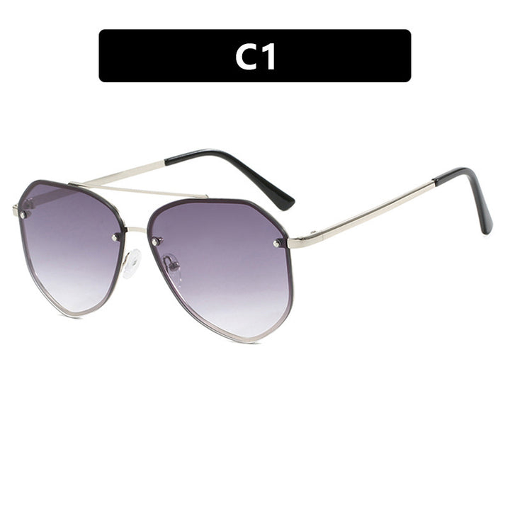 Women's geometric sunglasses with delicate frame Bowlift