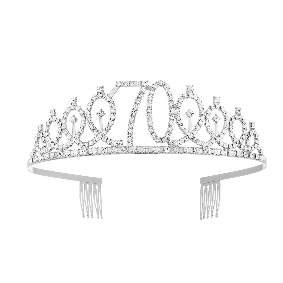 Ladies Glittering Crown with Swarovski Stones Bowlift