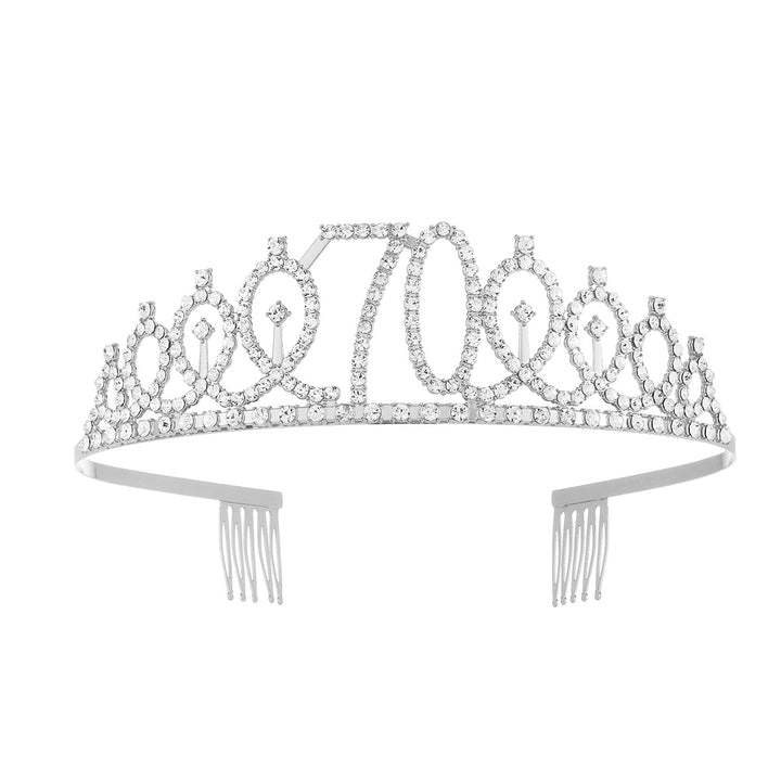 Ladies Glittering Crown with Swarovski Stones Bowlift