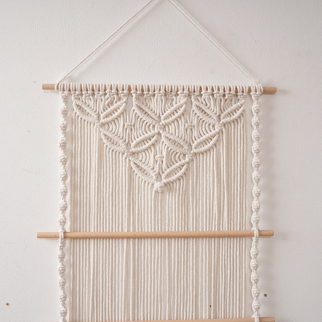 Macramé Wall Hanging Decor with Artistic Design Bowlift