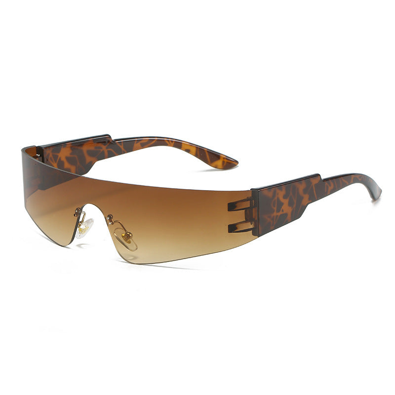 Oversized Protective Shield Sunglasses Bowlift