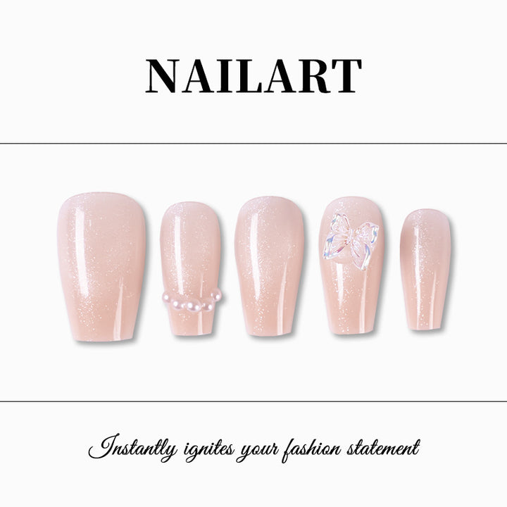 Premium Decorative Press-On Nails Bowlift
