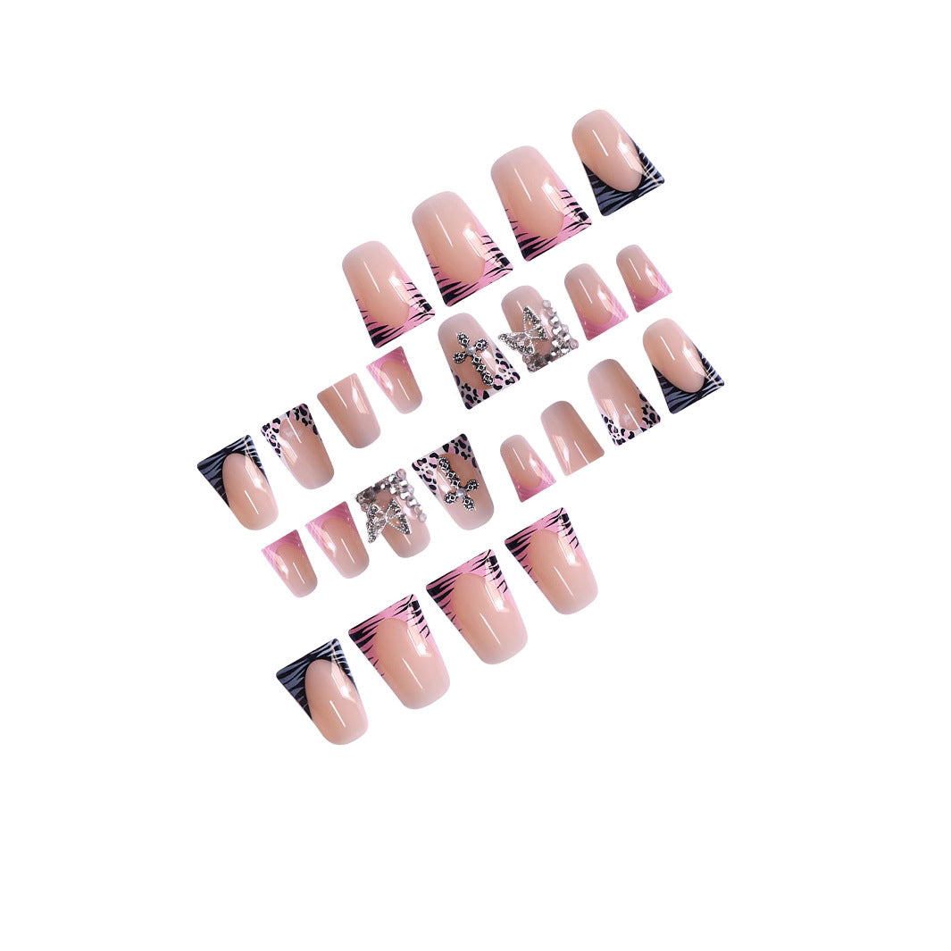 Artistic Press-On Nail Extensions Bowlift