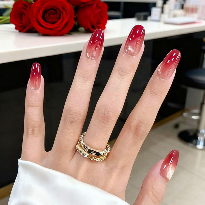 Whimsical Bunny-Themed Press-On Nail Art Set Bowlift