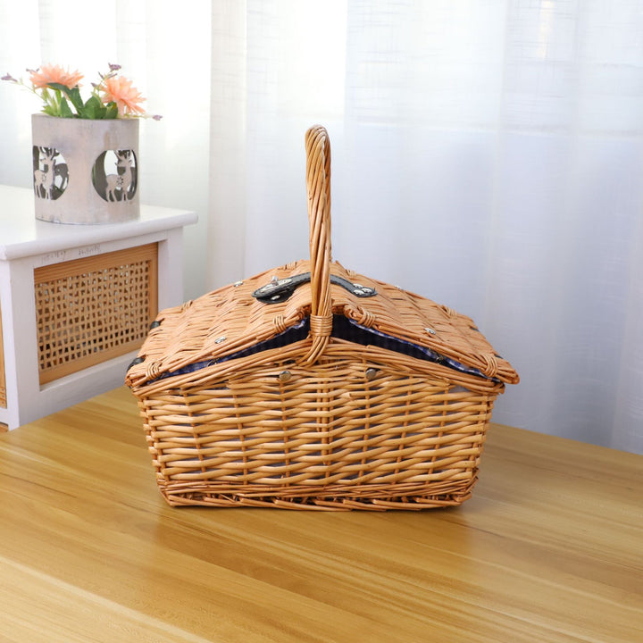 Picnic blanket with waterproof bottom and check pattern Bowlift