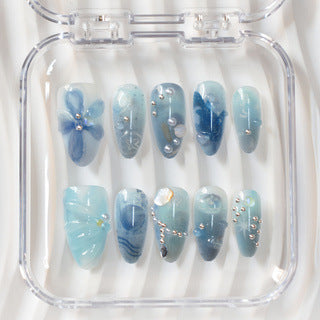 Decorative Themed Press-On Nail Art Set Bowlift
