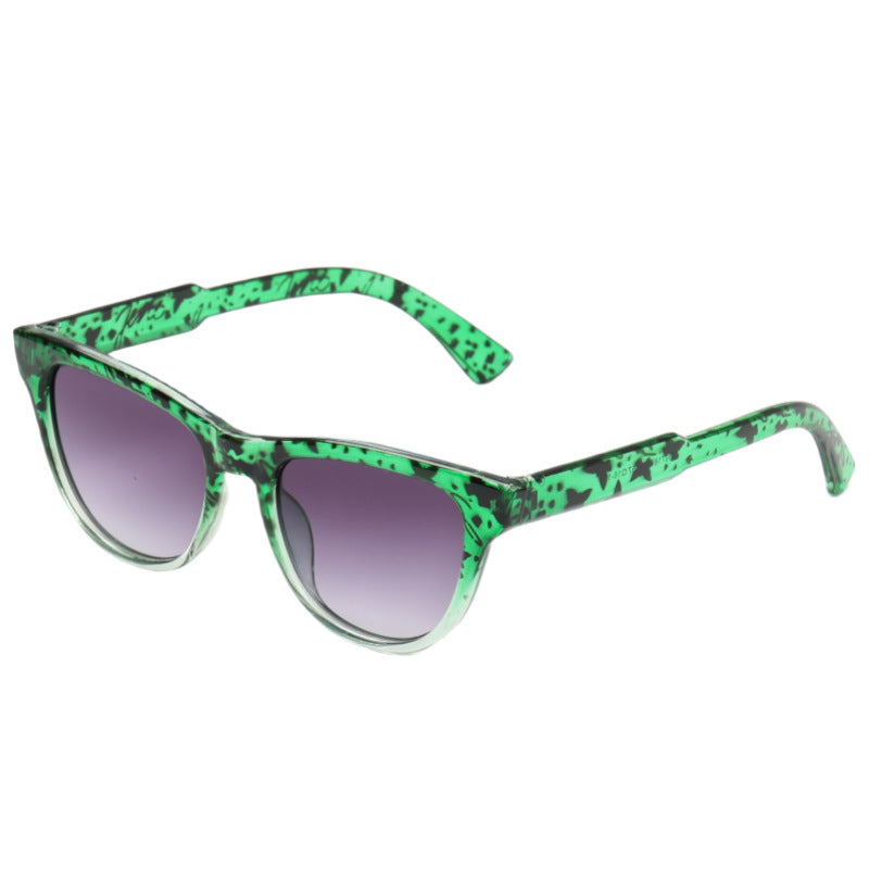 Women's fashionable oversized sunglasses with animal pattern Bowlift