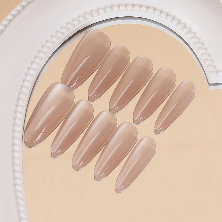 Stiletto Press-On Nail Extensions Bowlift