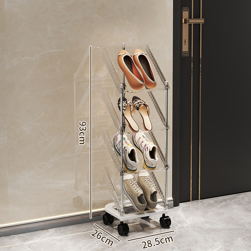 Shoe rack with transparent design Bowlift