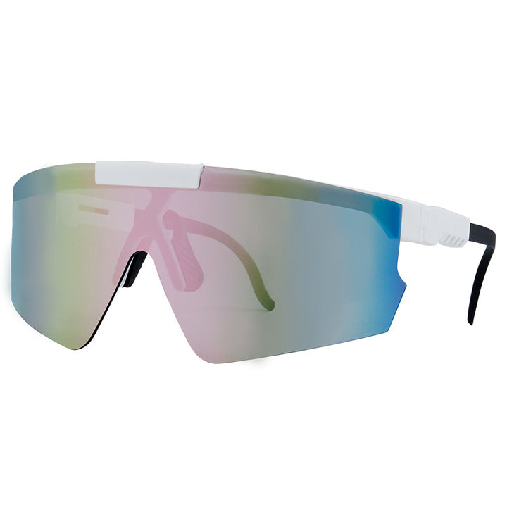 Unisex Futuristic Oversized Shield Sunglasses Bowlift