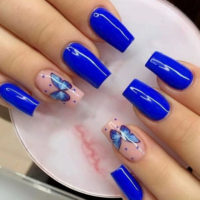 Artistic Butterfly Nail Enhancements Bowlift