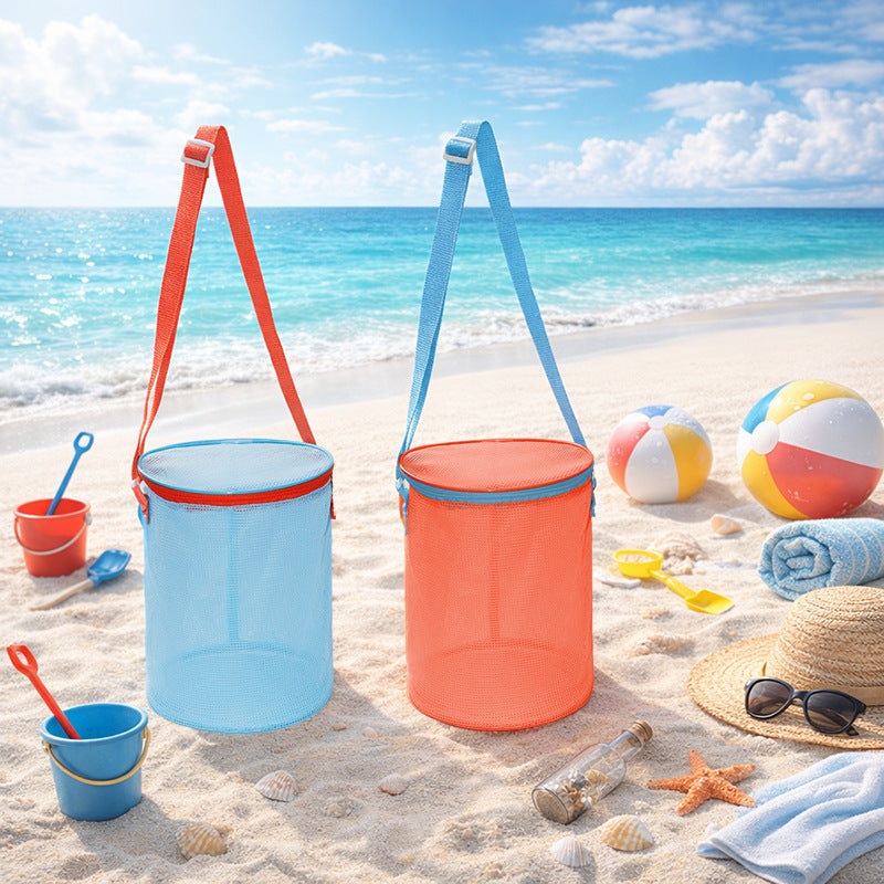 Toy storage bag with mesh design Bowlift
