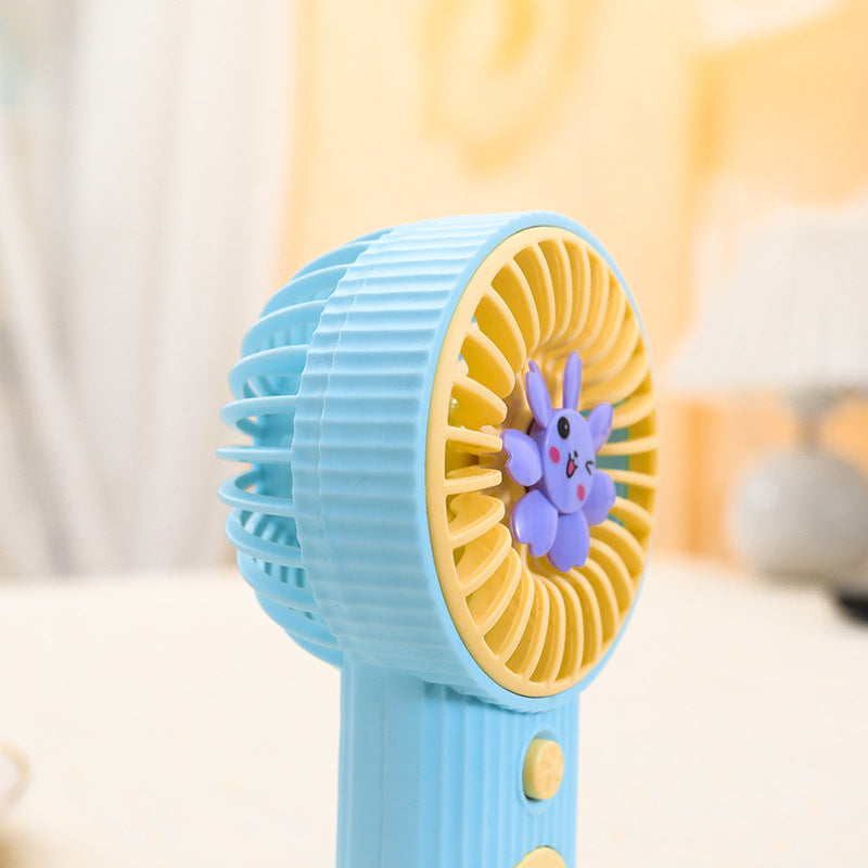 Women's Portable Hand Fan with Floral Design Bowlift
