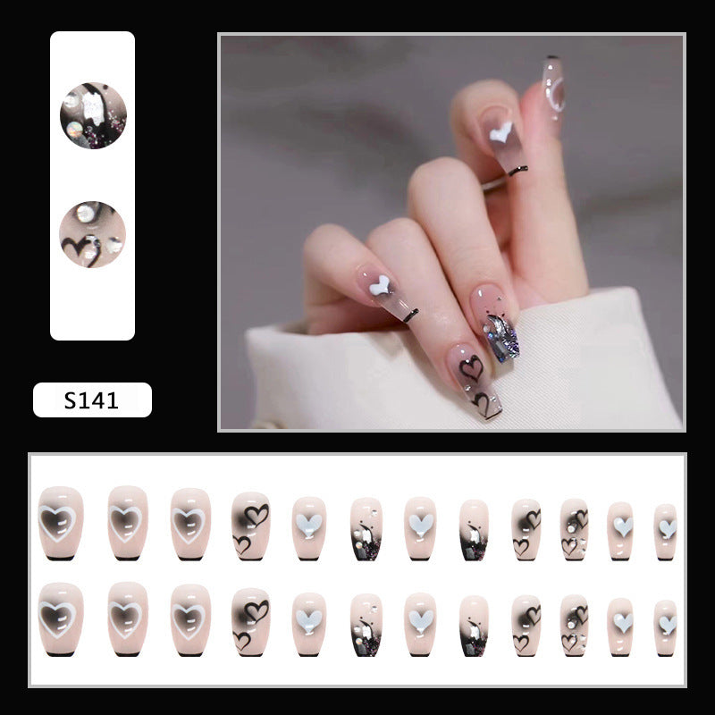 Nail set with creative 3D decorations Bowlift