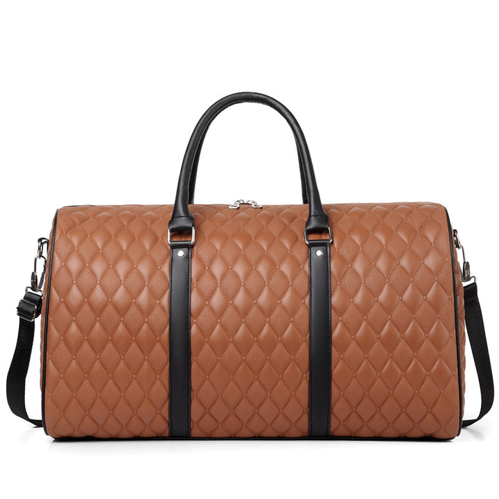 Stylish and Spacious Travel Bag Made of High-Quality Artificial Leather Bowlift